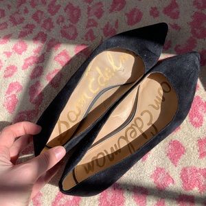 Sam Edelman black velvet flats